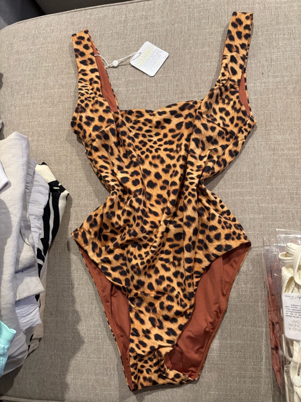 Monday swimwear leopard one piece